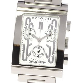 ブルガリ BVLGARI RTC49S レッタンゴロ クロノグラフ デイト クォーツ メンズ _809429