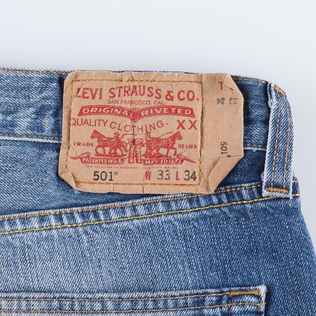 Levi's(リーバイス)の古着 リーバイス Levi's リーバイス501 ストレートデニムパンツ メンズw34 /eaa385262 メンズのパンツ(デニム/ジーンズ)の商品写真