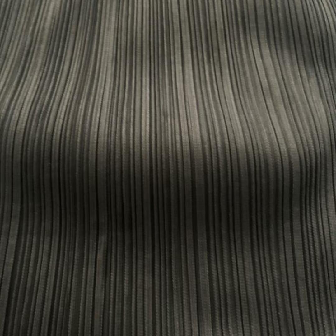 PLEATS PLEASE ISSEY MIYAKE(プリーツプリーズイッセイミヤケ)のPLEATS PLEASE(プリーツプリーズ) ワンピース サイズ1 S レディース美品  - ダークグレー クルーネック/ノースリーブ/マキシ丈 レディースのワンピース(その他)の商品写真