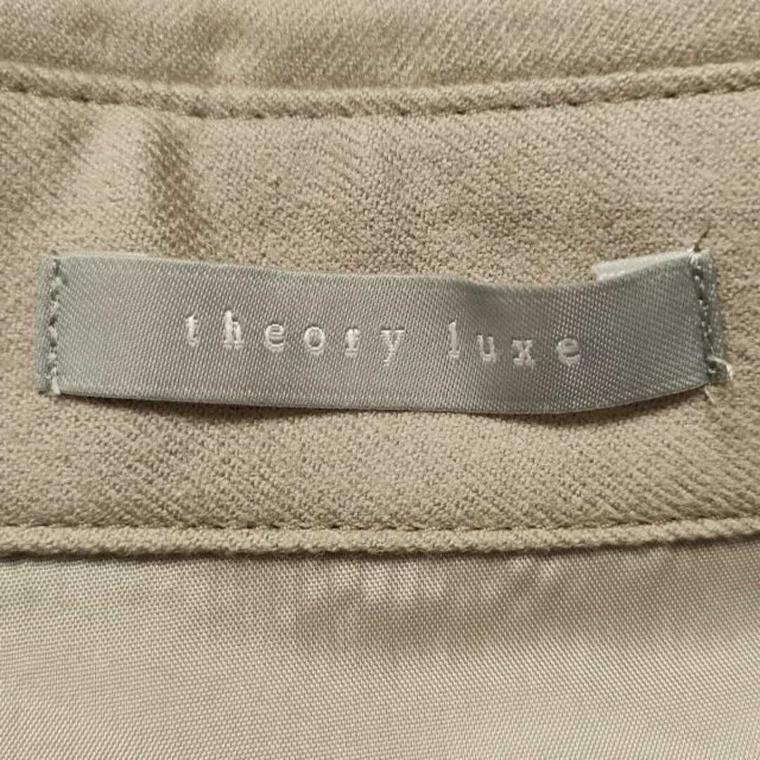 Theory luxe(セオリーリュクス)のtheory luxe(セオリーリュクス) ワンピース サイズ038 M レディース - グレーベージュ レギュラーカラー/長袖/ロング ポリウレタン、毛 レディースのワンピース(その他)の商品写真