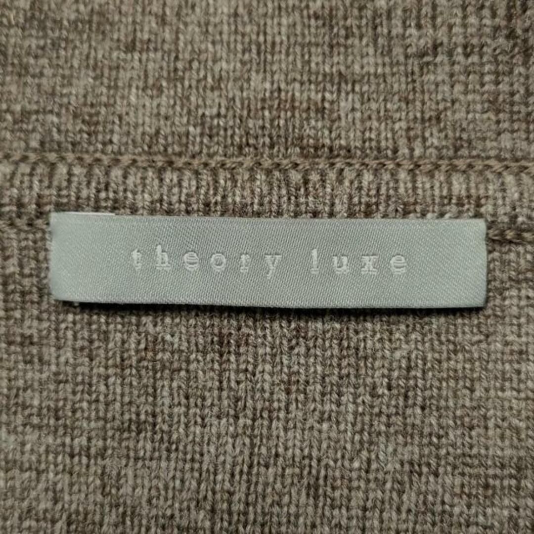 Theory luxe(セオリーリュクス)のtheory luxe(セオリーリュクス) コート サイズ038 M レディース - グレーベージュ 長袖/ニット/秋/冬 ナイロン、毛 レディースのジャケット/アウター(その他)の商品写真