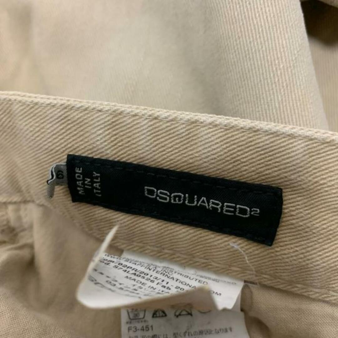 DSQUARED2(ディースクエアード)のDSQUARED2(ディースクエアード) パンツ サイズ46 S メンズ - ベージュ フルレングス/ボタンフライ メンズのパンツ(その他)の商品写真