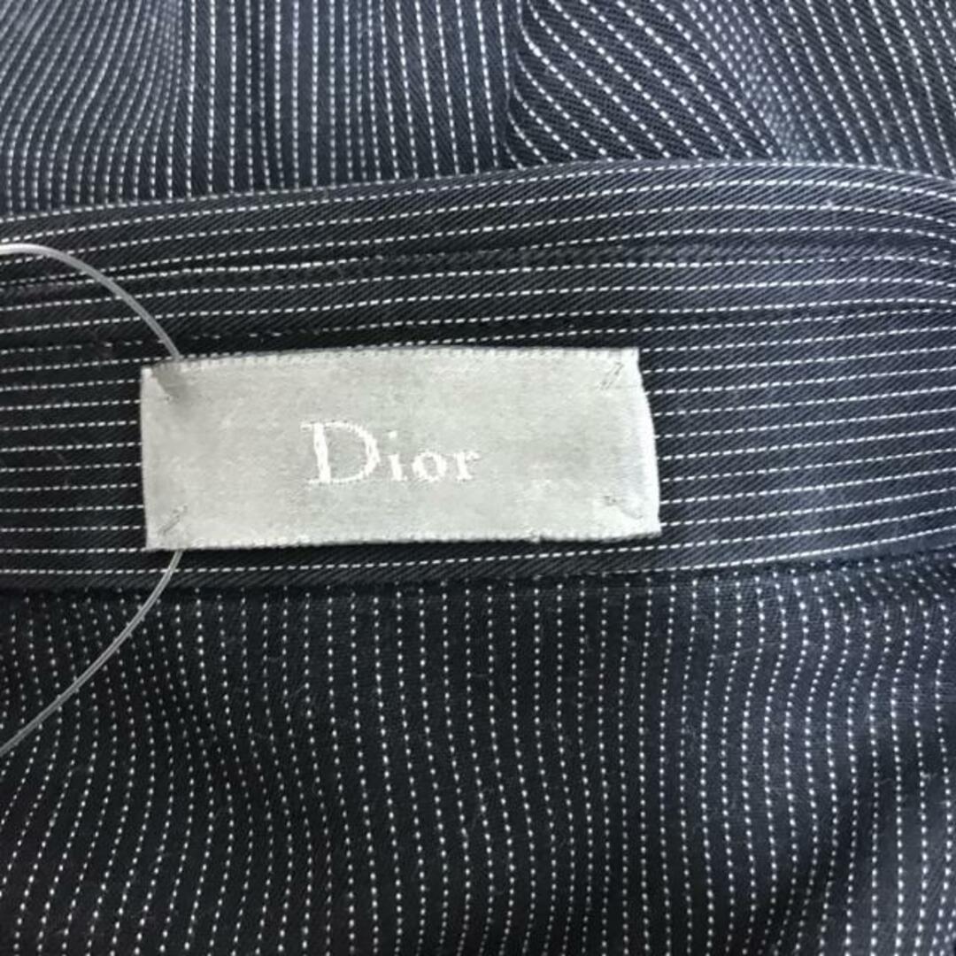 DIOR HOMME(ディオールオム)のDior HOMME(ディオールオム) 長袖シャツ メンズ - 5HH1056221 黒 ストライプ メンズのトップス(シャツ)の商品写真