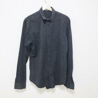 ディオールオム(DIOR HOMME)のDior HOMME(ディオールオム) 長袖シャツ メンズ - 5HH1056221 黒 ストライプ(シャツ)