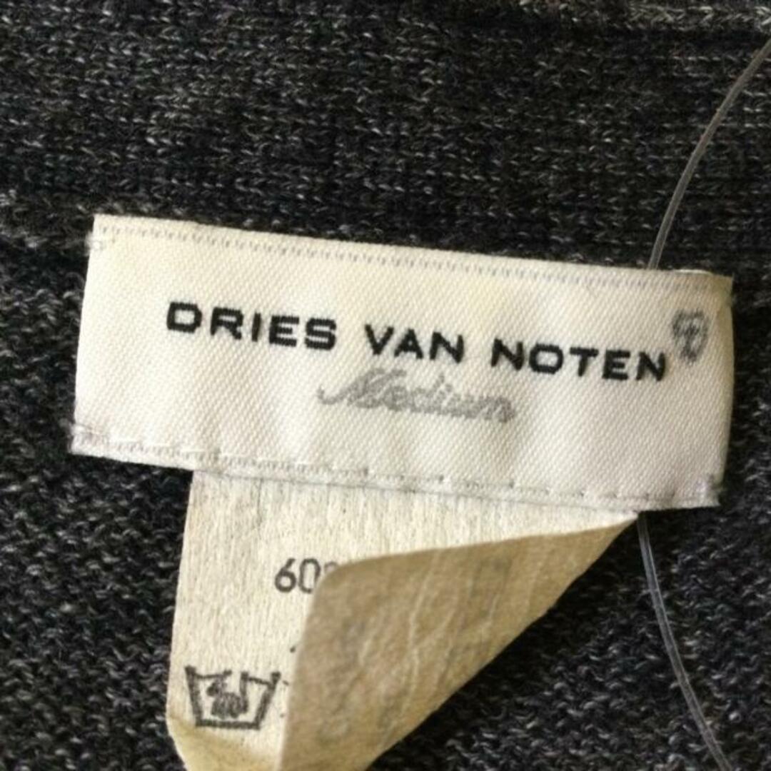 DRIES VAN NOTEN(ドリスヴァンノッテン)のDRIES VAN NOTEN(ドリスヴァンノッテン) 長袖セーター サイズM メンズ - ダークグレー×ブルーグレー Vネック/チェック柄 メンズのトップス(ニット/セーター)の商品写真