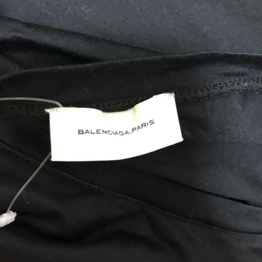 Balenciaga(バレンシアガ)のBALENCIAGA(バレンシアガ) 長袖Tシャツ サイズM メンズ - 215198 TQ935 黒×ピンク クルーネック メンズのトップス(Tシャツ/カットソー(七分/長袖))の商品写真