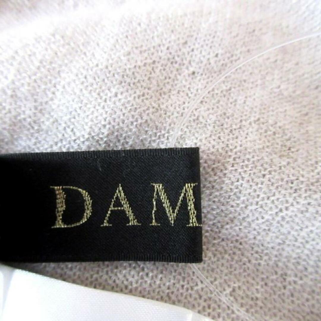 DAMAcollection(ダーマコレクション) 長袖セーター サイズL レディース - ライトグレー タートルネック レディースのトップス(ニット/セーター)の商品写真