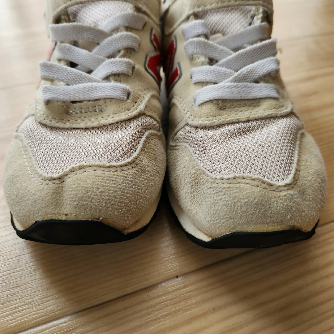 New Balance(ニューバランス)のニューバランス☆new balance☆キッズ スニーカー☆373☆18cm☆白 キッズ/ベビー/マタニティのキッズ靴/シューズ(15cm~)(スニーカー)の商品写真