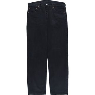 リーバイス(Levi's)の古着 リーバイス Levi's リーバイス501 ユーロモデル ブラックストレートデニムパンツ 英国製 メンズw34 /eaa385253(デニム/ジーンズ)