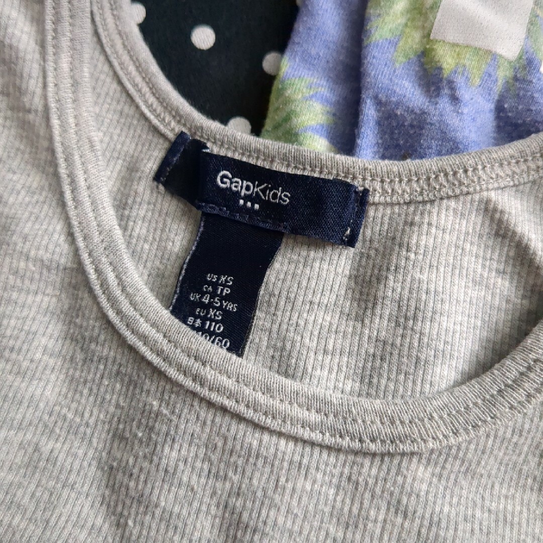 GAP(ギャップ)の100-110タンクトップセット☆gap キッズ/ベビー/マタニティのキッズ服女の子用(90cm~)(Tシャツ/カットソー)の商品写真