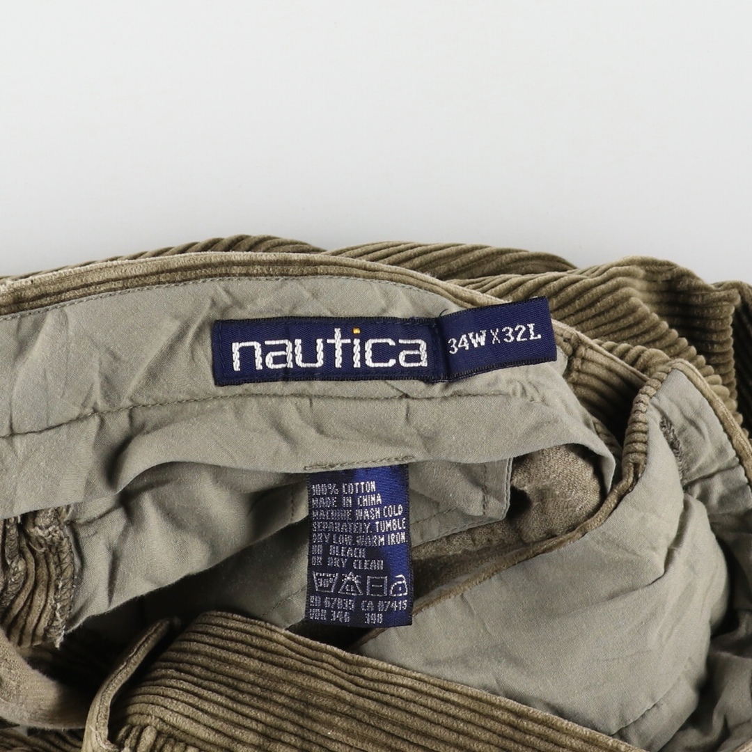 NAUTICA(ノーティカ)の古着 90年代 ノーティカ NAUTICA ツータック コーデュロイパンツ メンズw34 ヴィンテージ /eaa385355 メンズのパンツ(その他)の商品写真