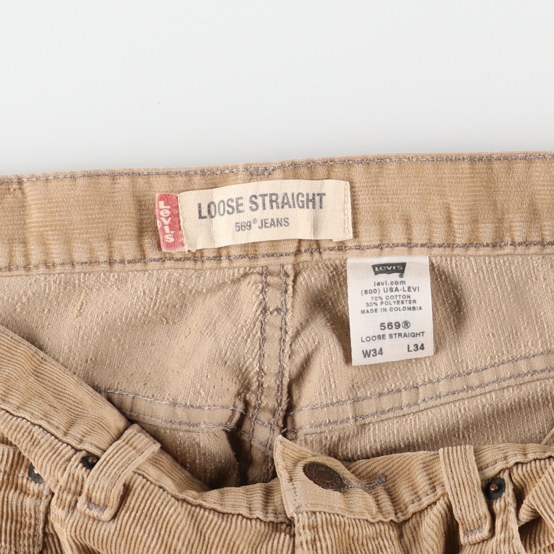 Levi's(リーバイス)の古着 リーバイス Levi's 569 LOOSE STRAIGHT コーデュロイパンツ メンズw35 /eaa385352 メンズのパンツ(その他)の商品写真