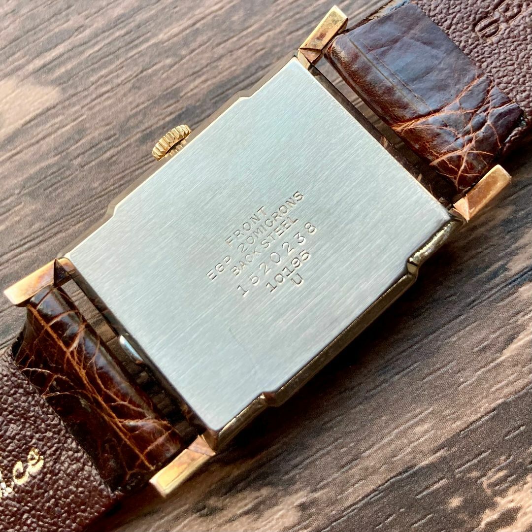 SEIKO(セイコー)の【動作品】セイコー SEIKO ユニーク 腕時計 手巻き 男性 レクタンギュラー メンズの時計(腕時計(アナログ))の商品写真