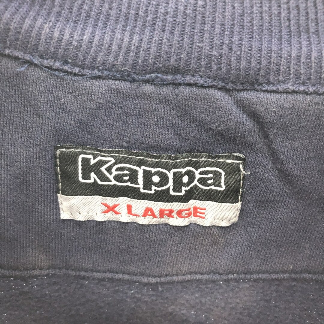 古着 90年代 カッパ Kappa ハーフジップスウェットシャツ トレーナー メンズXL ヴィンテージ /eaa385228 メンズのトップス(スウェット)の商品写真