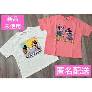 【新品未使用】 ディズニー ミッキー ミニー リトシー 半袖 Tシャツ 100㎝(Tシャツ/カットソー)