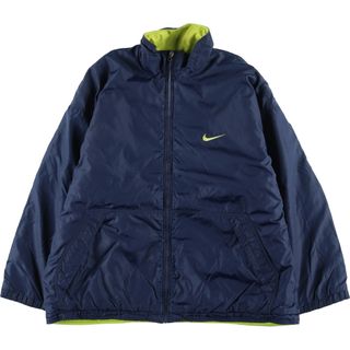 ナイキ(NIKE)の古着 90年代 ナイキ NIKE リバーシブル ナイロンジャケット メンズL ヴィンテージ /eaa383502(ナイロンジャケット)