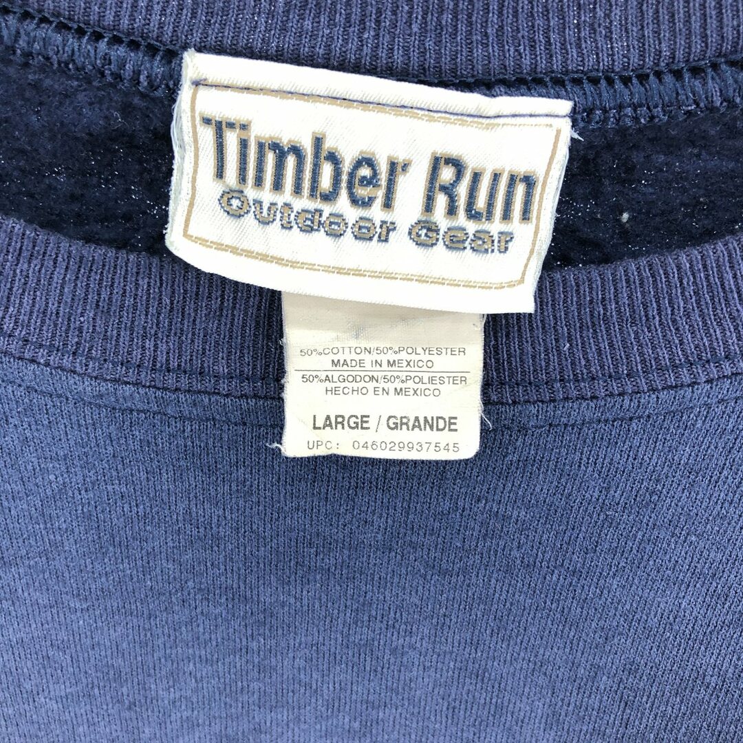 古着 Timber Run プリントスウェットシャツ トレーナー メンズL /eaa385661 メンズのトップス(スウェット)の商品写真