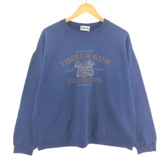 古着 Timber Run プリントスウェットシャツ トレーナー メンズL /eaa385661(スウェット)