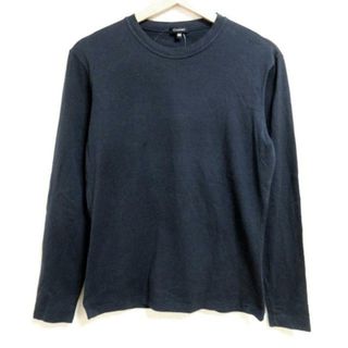 クルチアーニ(Cruciani)のCruciani(クルチアーニ) 長袖Tシャツ サイズ48 XL レディース - 黒 クルーネック(Tシャツ(長袖/七分))