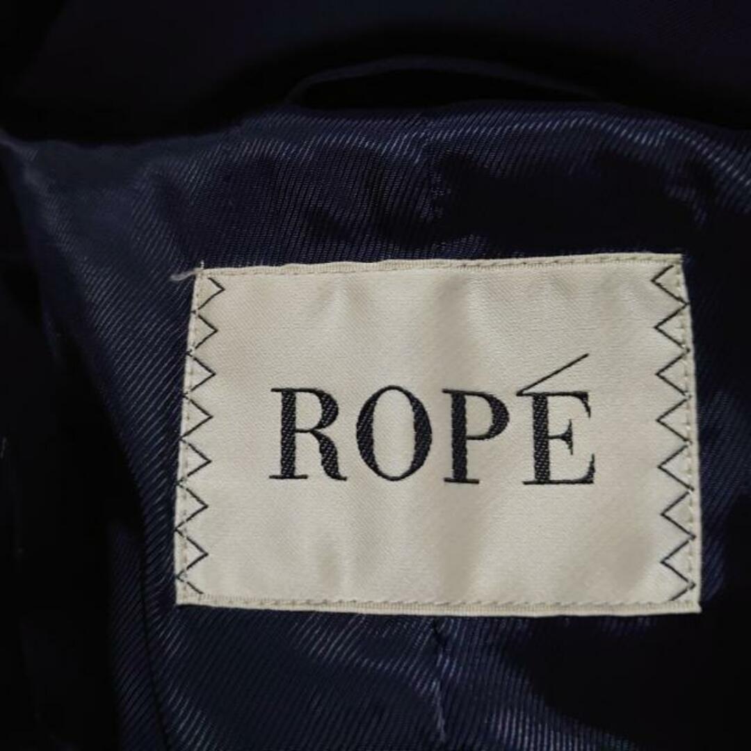 ROPE’(ロペ)のROPE(ロペ) ダウンコート サイズ38 M レディース美品  - ダークネイビー 長袖/冬 レーヨン、ポリエステル レディースのジャケット/アウター(ダウンコート)の商品写真