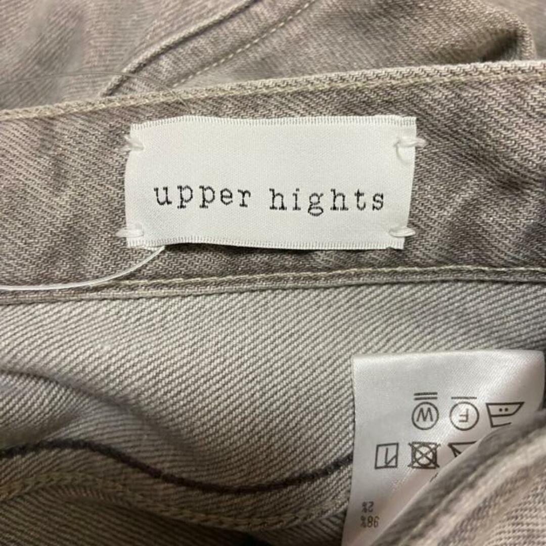 upper hights(アッパーハイツ) ジーンズ サイズ24 レディース - グレー フルレングス/ダメージ加工 レディースのパンツ(デニム/ジーンズ)の商品写真