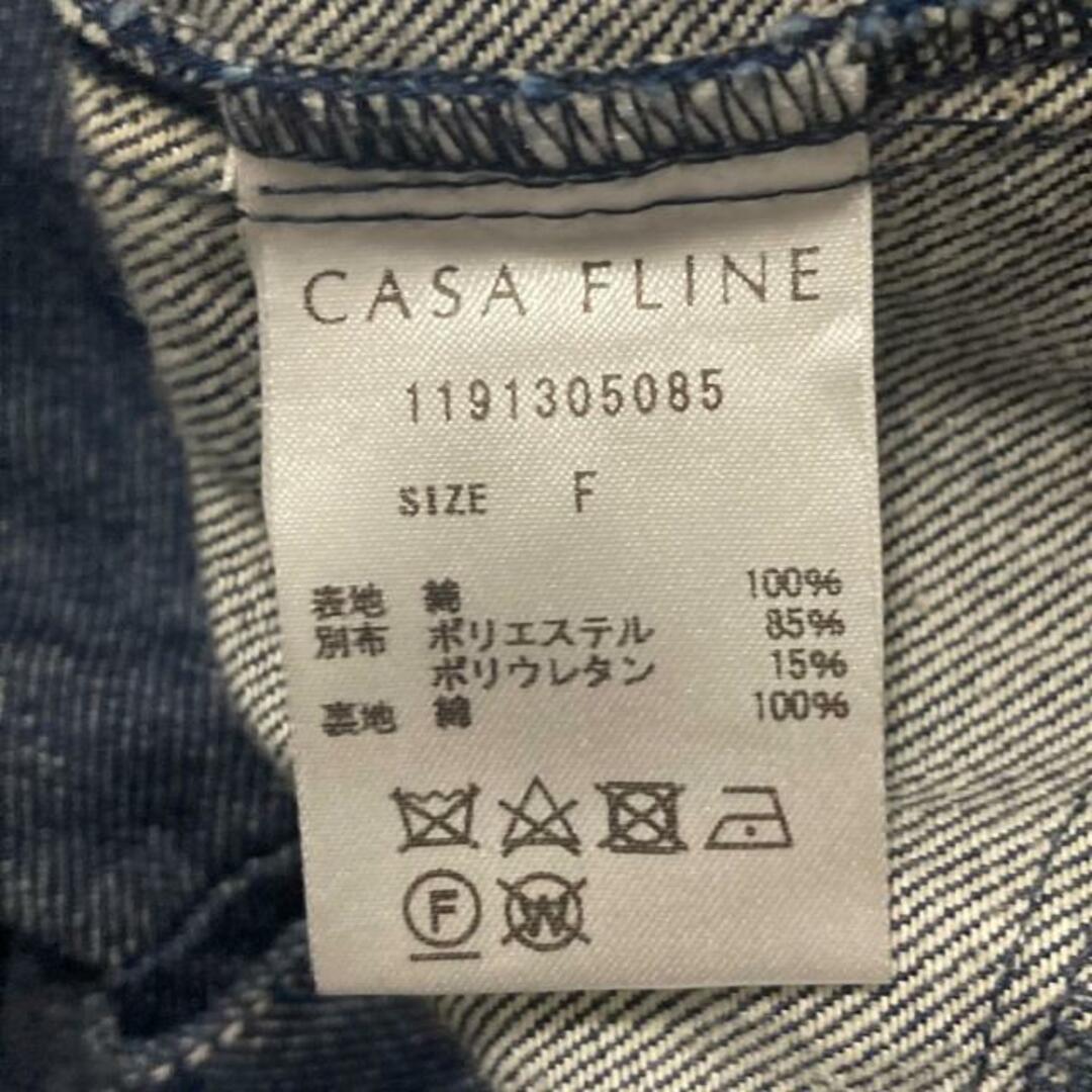 CASA FLINE(カーサフライン)のCASA FLINE(カーサフライン) ワンピース サイズF レディース - ネイビー×ダークグレー キャミワンピ/マキシ丈 レディースのワンピース(その他)の商品写真