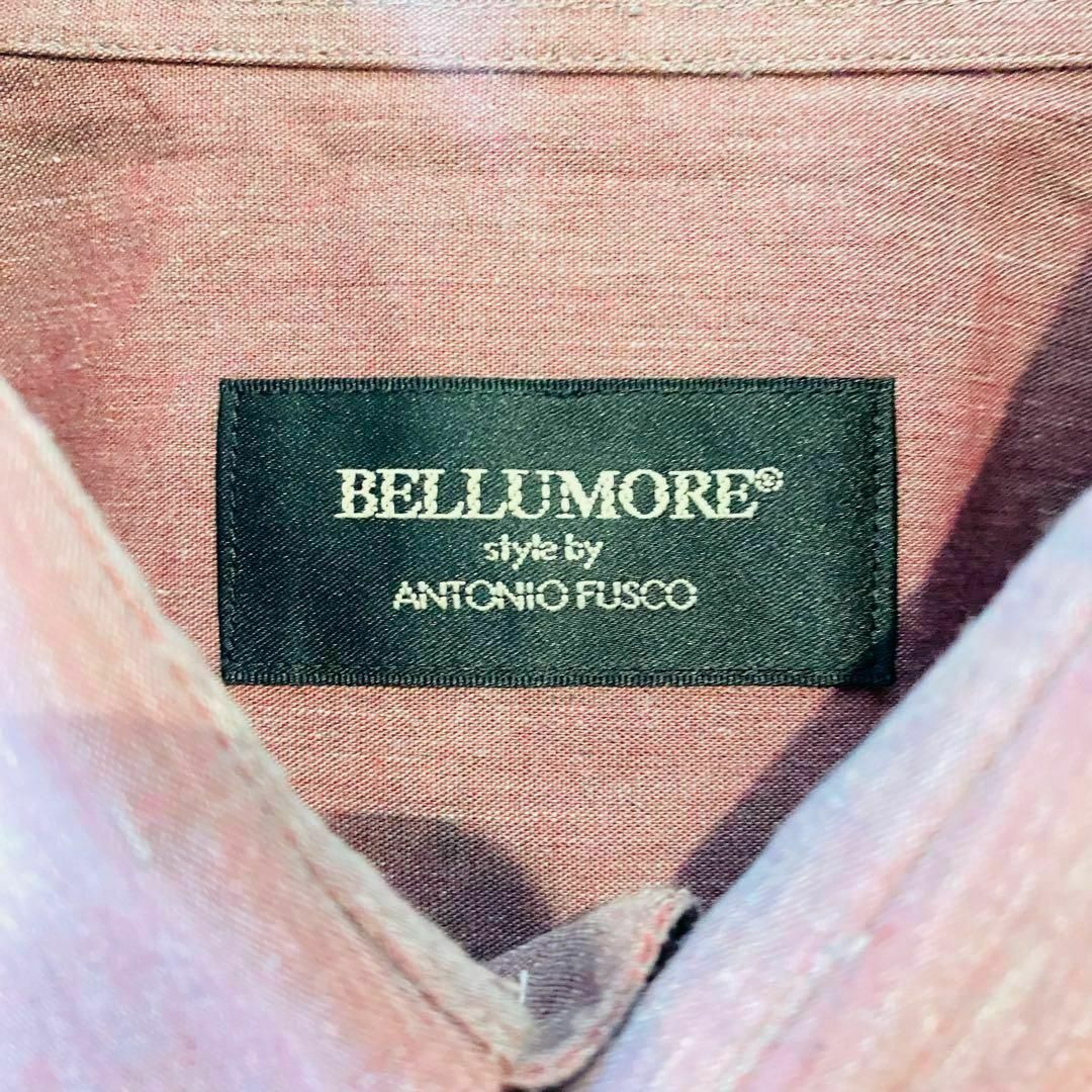 BELLUMORE ベルモーレ　ボタンシャツ　大きめ　メンズ　日本製　あずき　F メンズのトップス(シャツ)の商品写真