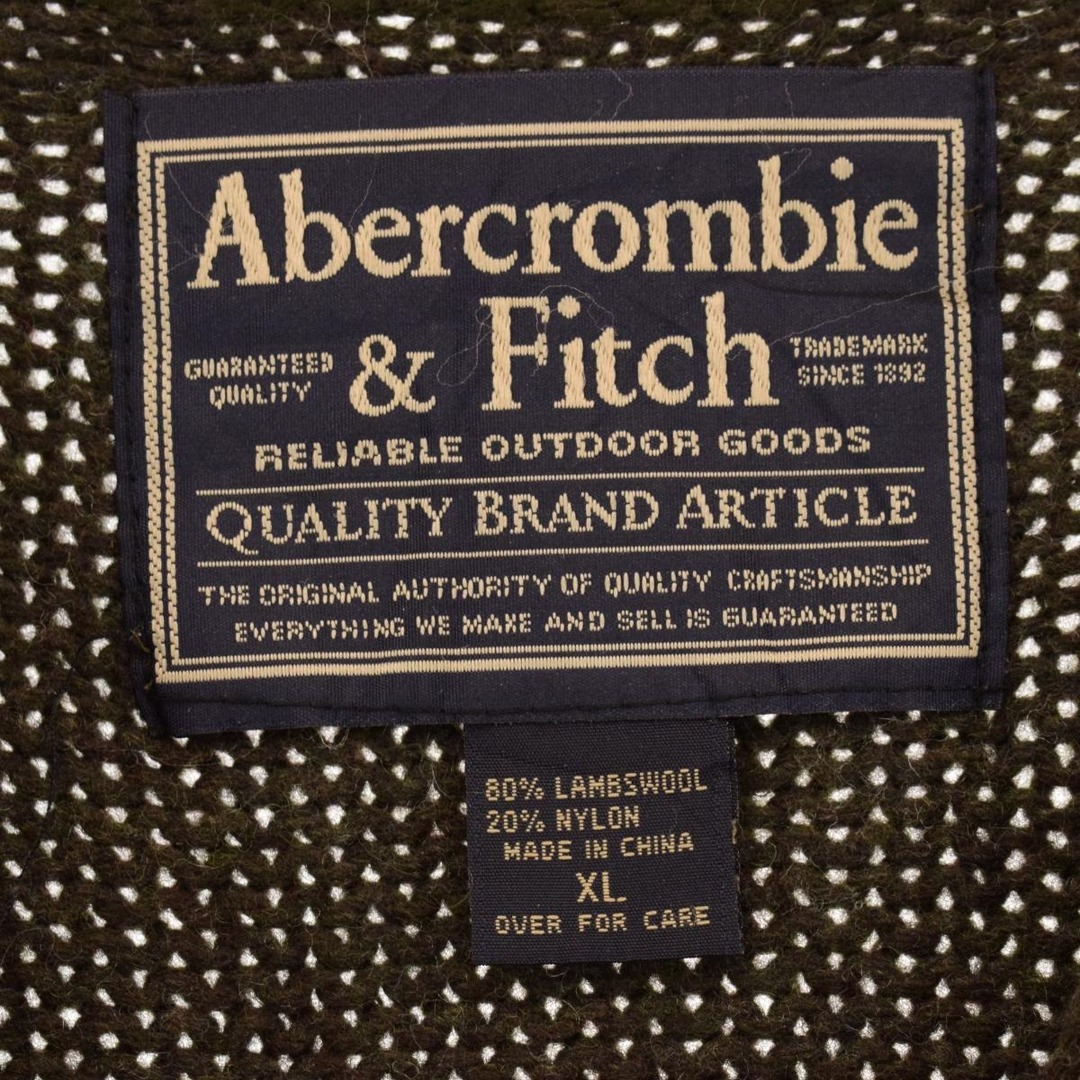 Abercrombie&Fitch(アバクロンビーアンドフィッチ)の古着 アバクロンビーアンドフィッチ Abercrombie&Fitch スノー柄 雪柄 ウールニットセーター メンズXL /eaa353868 メンズのトップス(ニット/セーター)の商品写真