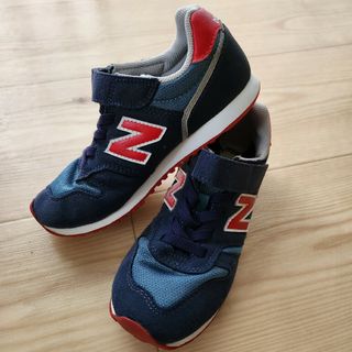 ニューバランス(New Balance)のニューバランス☆new balance☆キッズ スニーカー☆373☆19cm☆青(スニーカー)