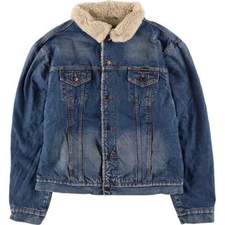 ラングラー(Wrangler)の古着 ラングラー Wrangler デニムボアジャケット メンズXXL /eaa388916(Gジャン/デニムジャケット)