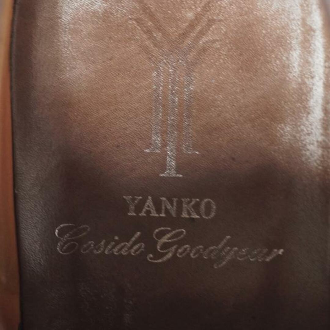 YANKO(ヤンコ)のYANKO(ヤンコ) シューズ 7 1/2 メンズ - ダークブラウン アウトソール張替済 レザー メンズの靴/シューズ(その他)の商品写真