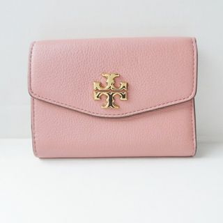 トリーバーチ(Tory Burch)のTORY BURCH(トリーバーチ) 3つ折り財布 - ピンク レザー(財布)