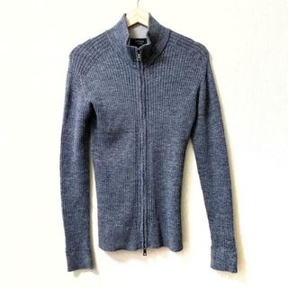 EPOCA(エポカ) カーディガン サイズ48 XL メンズ - ネイビー 長袖/ニット/ジップアップ/UOMO