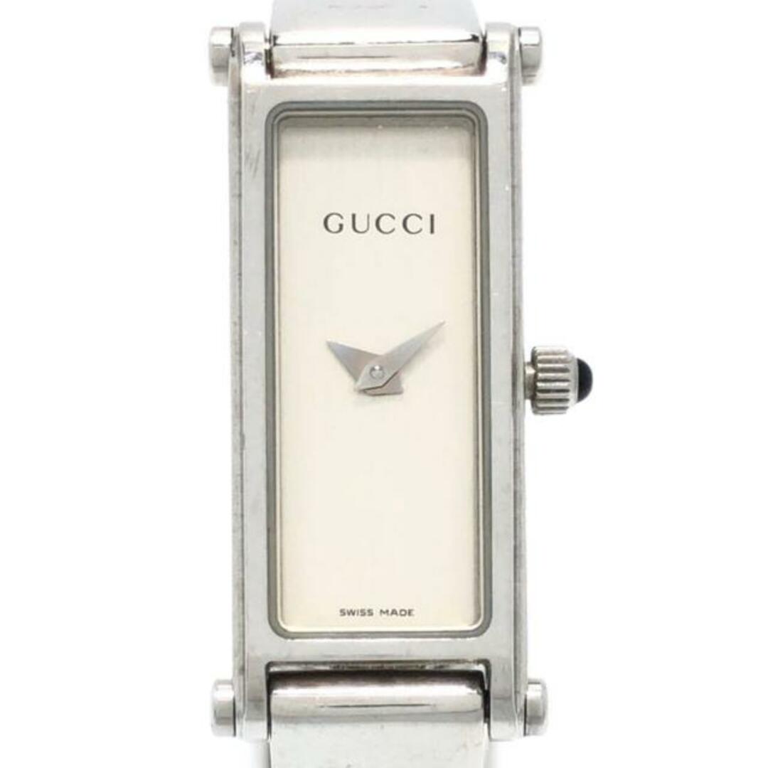 Gucci(グッチ)のGUCCI(グッチ) 腕時計 - 1500L レディース シルバー レディースのファッション小物(腕時計)の商品写真
