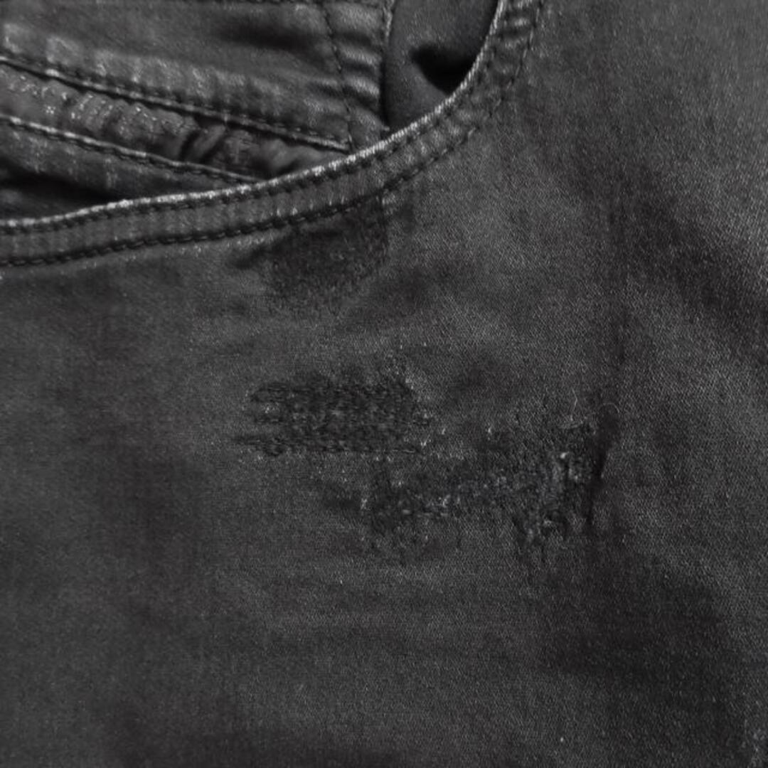 DIESEL(ディーゼル)のDIESEL(ディーゼル) パンツ サイズ28 メンズ - 黒×ダークネイビー フルレングス/ウエストゴム/ダメージ加工 メンズのパンツ(その他)の商品写真