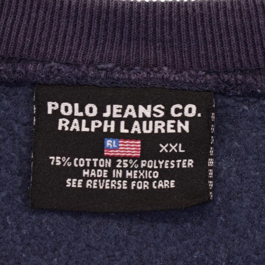 Ralph Lauren(ラルフローレン)の古着 ラルフローレン Ralph Lauren POLO JEANS COMPANY ロゴスウェット トレーナー メンズXXL /eaa313813 メンズのトップス(スウェット)の商品写真