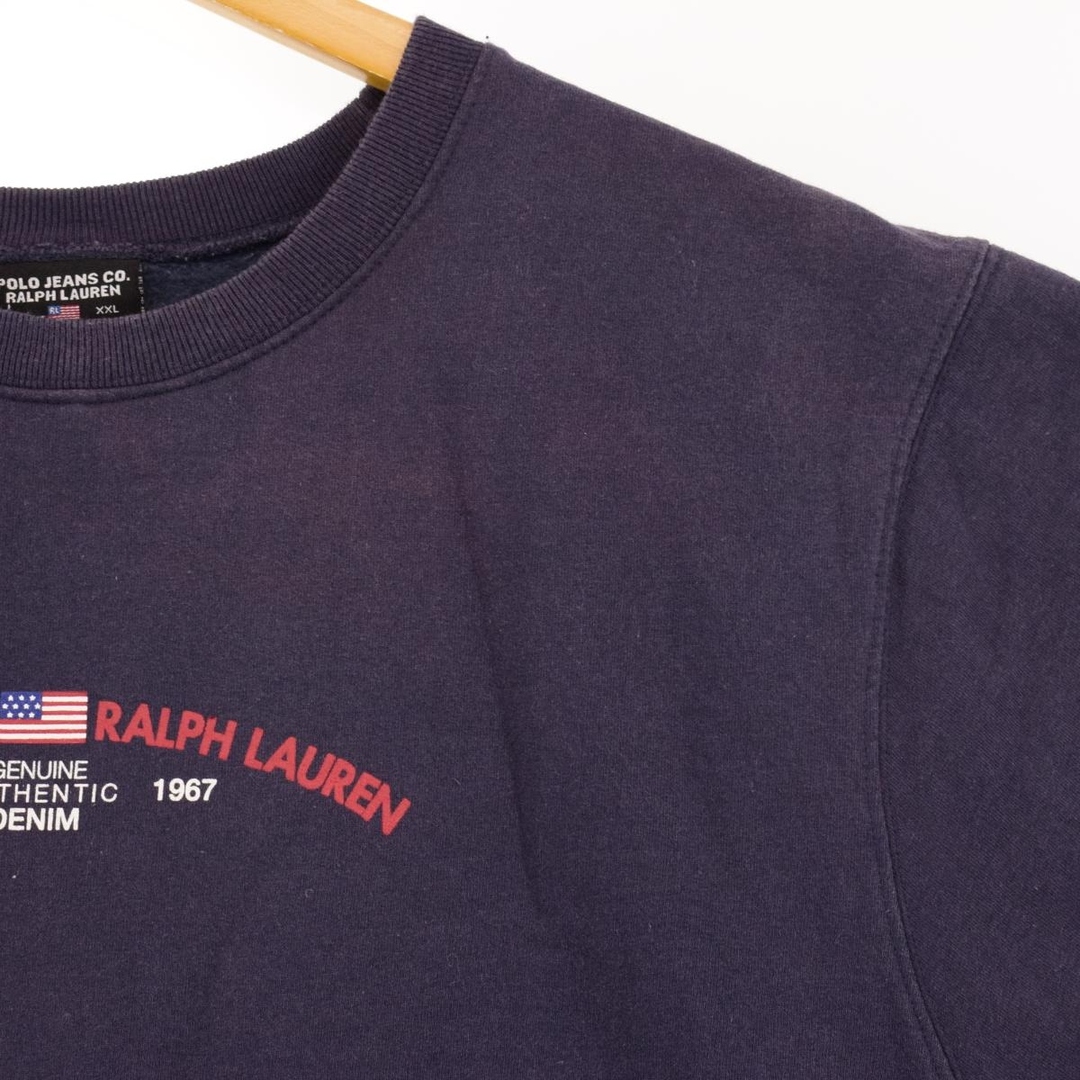 Ralph Lauren(ラルフローレン)の古着 ラルフローレン Ralph Lauren POLO JEANS COMPANY ロゴスウェット トレーナー メンズXXL /eaa313813 メンズのトップス(スウェット)の商品写真