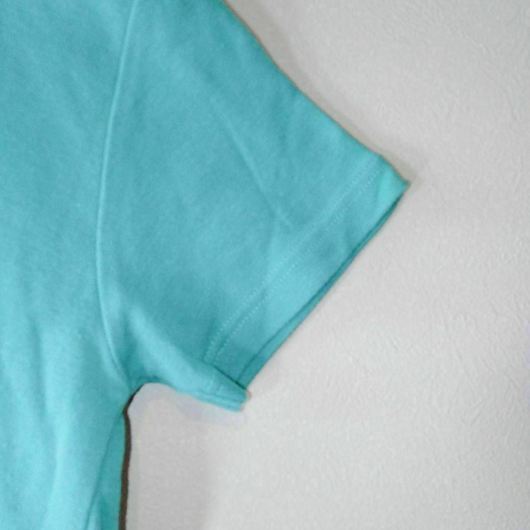 Ungrid アングリッド　Tシャツ　ショート丈　小さめ　綿100% 水色　F レディースのトップス(Tシャツ(半袖/袖なし))の商品写真