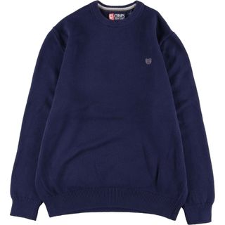 ラルフローレン(Ralph Lauren)の古着 90年代 ラルフローレン Ralph Lauren CHAPS チャップス コットンニットセーター メンズL ヴィンテージ /eaa348817(ニット/セーター)