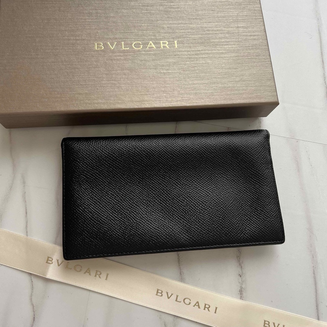 BVLGARI(ブルガリ)の378 美品 BVLGARI ブルガリ 2つ折り 長財布 レディースのファッション小物(財布)の商品写真
