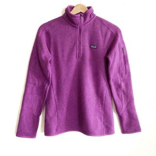 パタゴニア(patagonia)のPatagonia(パタゴニア) ブルゾン サイズXS レディース - パープル 長袖/フリース/ハーフジップ/春/秋(ブルゾン)