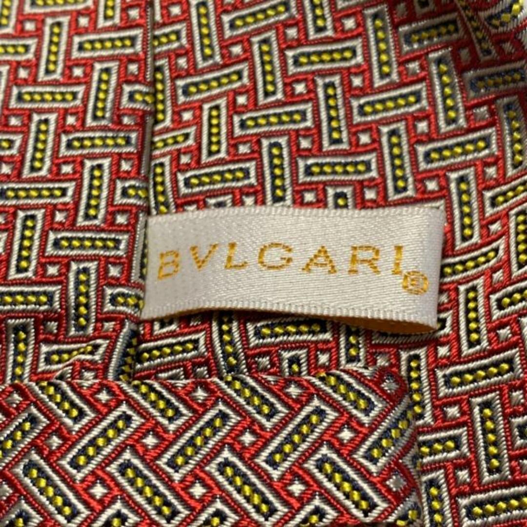 BVLGARI(ブルガリ)のBVLGARI(ブルガリ) ネクタイ メンズ - レッド×イエロー×マルチ メンズのファッション小物(ネクタイ)の商品写真