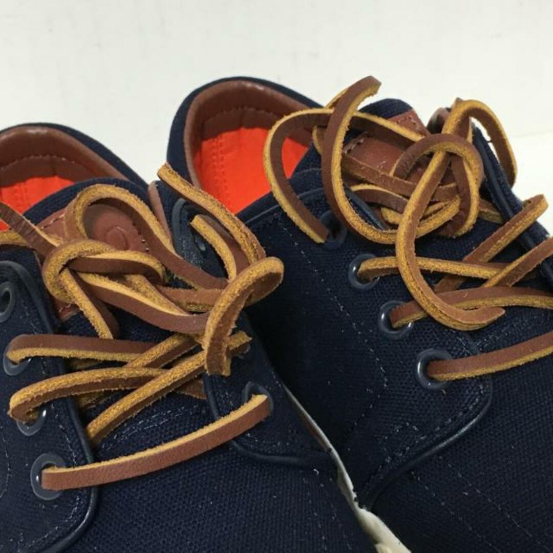 POLO RALPH LAUREN(ポロラルフローレン)のPOLObyRalphLauren(ポロラルフローレン) スニーカー UK7 メンズ - ネイビー コットン メンズの靴/シューズ(スニーカー)の商品写真