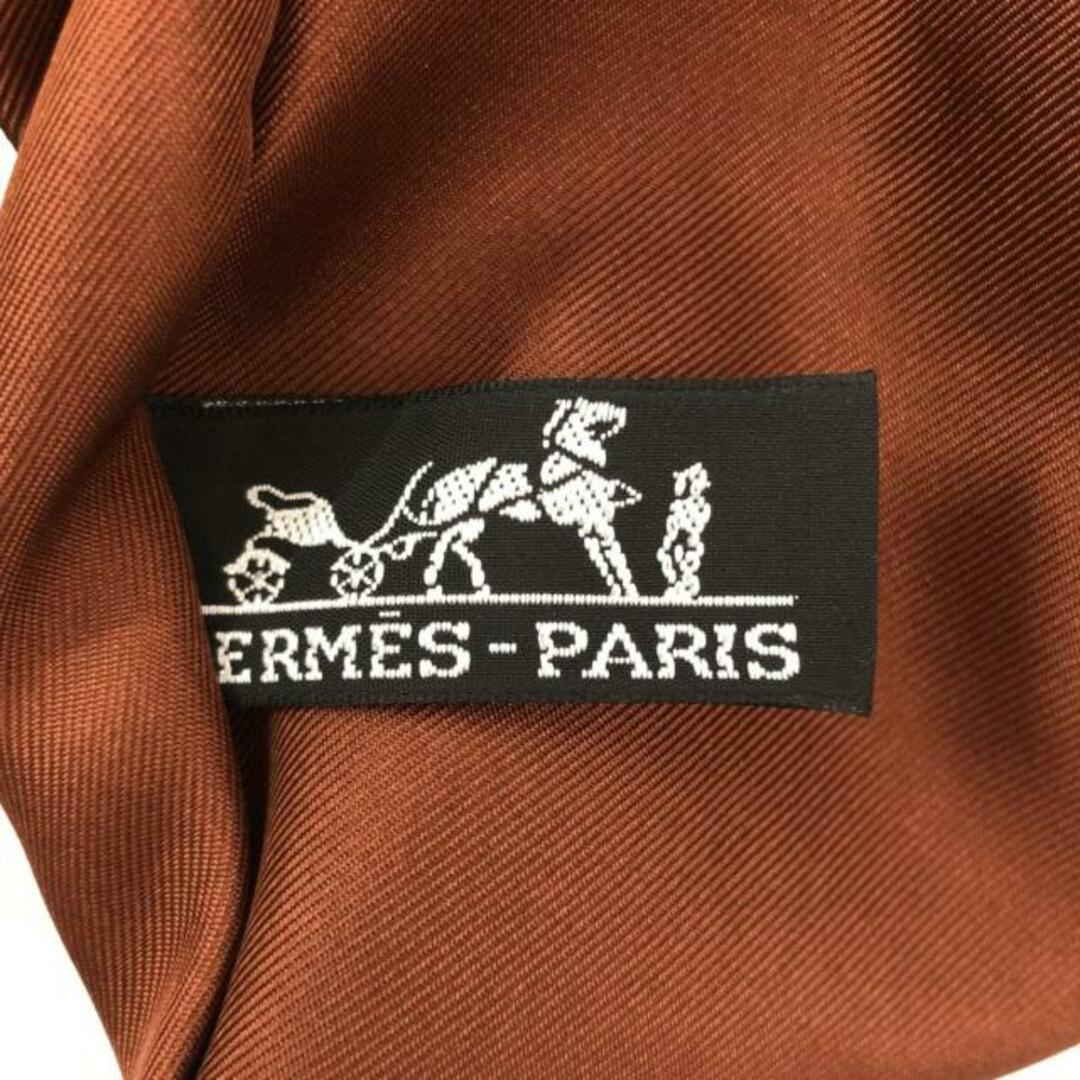 Hermes(エルメス)のHERMES(エルメス) ショルダーバッグ シルキーシティMM ダークブラウン×イエロー×マルチ BRIDES de GALA シルク×レザー レディースのバッグ(ショルダーバッグ)の商品写真