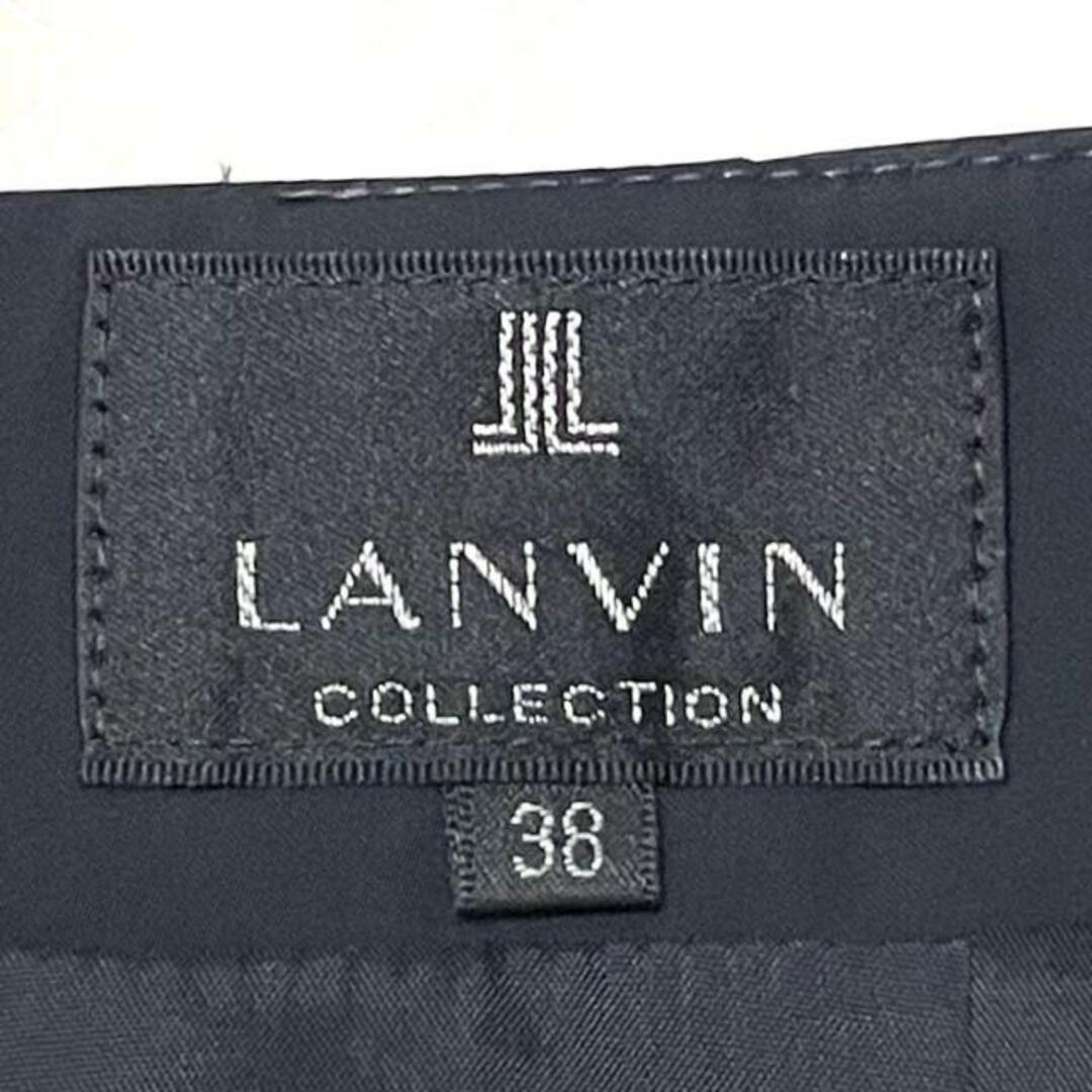 LANVIN COLLECTION(ランバンコレクション)のLANVIN COLLECTION(ランバンコレクション) スカート サイズ38 M レディース - 黒 ひざ丈/メッシュ レディースのスカート(その他)の商品写真