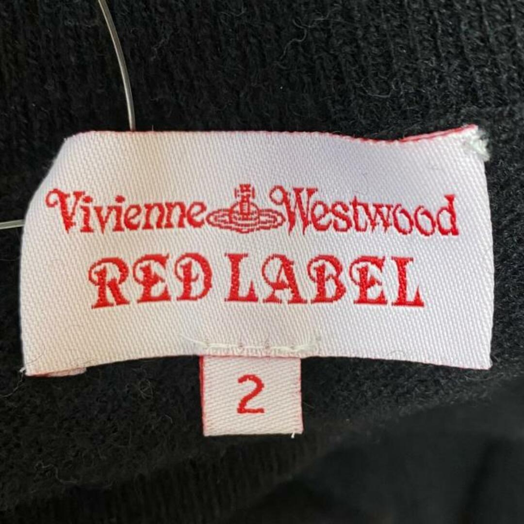 VivienneWestwoodRedLabel(ヴィヴィアンウエストウッドレッドレーベル) 長袖セーター サイズ2 M メンズ - 黒 タートルネック メンズのトップス(ニット/セーター)の商品写真