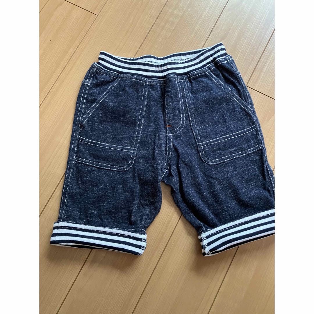 KP(ニットプランナー)の新品　KP　ストレッチパンツ（110）紺色 キッズ/ベビー/マタニティのキッズ服男の子用(90cm~)(パンツ/スパッツ)の商品写真