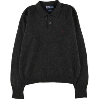 ラルフローレン(Ralph Lauren)の古着 ラルフローレン Ralph Lauren POLO by Ralph Lauren ポロニットセーター メンズM /eaa393098(ニット/セーター)