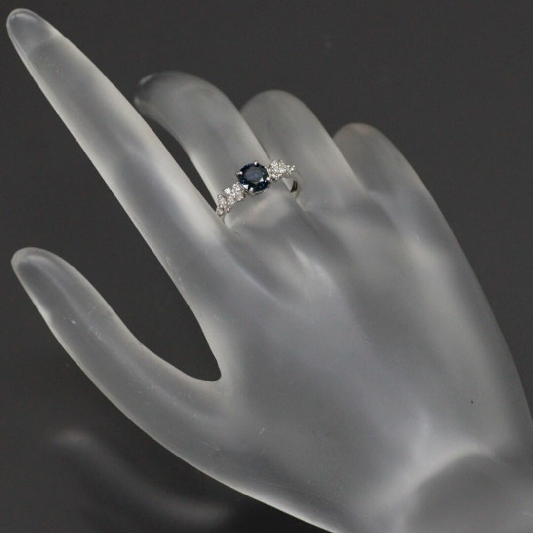 新品 希少 Pt900 コバルトスピネル ダイヤモンド リング 0.964ct D0.23ct レディースのアクセサリー(リング(指輪))の商品写真