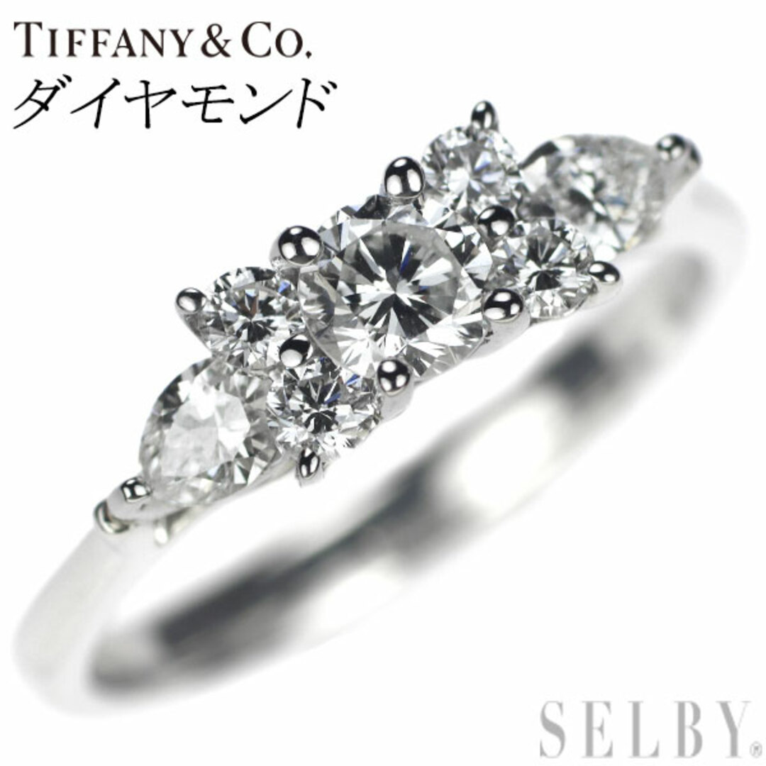 Tiffany & Co.(ティファニー)のティファニー Pt950 ダイヤモンド リング セブンストーン ヴィンテージ レディースのアクセサリー(リング(指輪))の商品写真